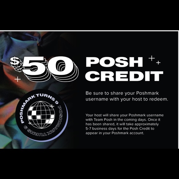 Thank you - Poshmark’s 9th Birthday Posh N Sip - Picture 3 of 10